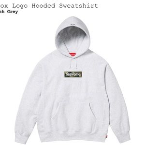Supreme box logo hooded FW23